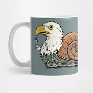 Hungry Eagle Snail Mug